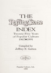 The Rolling stone index : twenty-five years of popular culture, 1967-1991 /