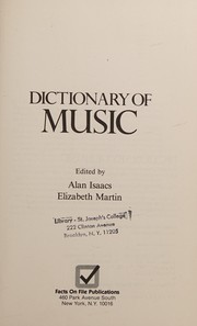 Dictionary of music /