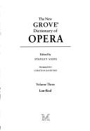 The New Grove dictionary of opera /