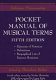 Schirmer pronouncing pocket manual of musical terms /