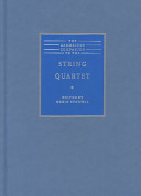 The Cambridge companion to the string quartet /