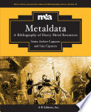 Metaldata : a bibliography of heavy metal resources /