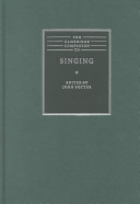 The Cambridge companion to singing /