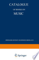 Catalogue of books on music.
