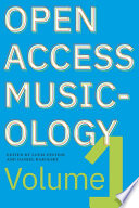 Open access musicology.