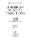 American musical traditions /