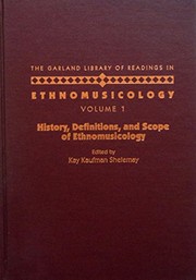 History, definitions, and scope of ethnomusicology /