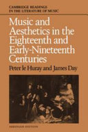 Music and aesthetics in the eighteenth and early-nineteenth centuries /
