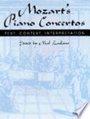 Mozart's piano concertos : text, context, interpretation /