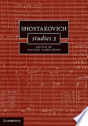 Shostakovich studies 2 /