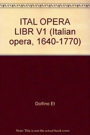 Italian opera librettos, 1640-1770 /