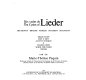 Dix cycles de lieder : traduction mot a mot, accent tonique = Ten cycles of lieder : translation word for word, stress : Beethoven, Brahms, Mahler, Schubert, Schumann /