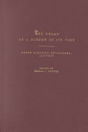 The organ as a mirror of its time : north European reflections, 1610-2000 /