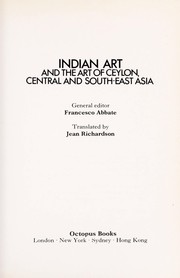 Indian art and the art of Ceylon, Central and South-East Asia /