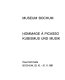 Hommage a Picasso : Kubismus und Musik : Haus Kemnade, Bochum, 25.10.-21.11.1981 /