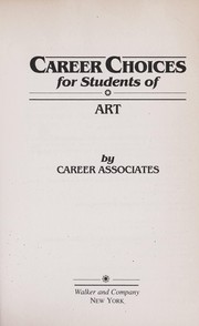 Career choices for students of art /