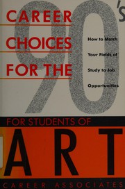 Career choices for the 90's : for students of art /
