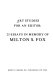 Art studies for an editor : 25 essays in memory of Milton S. Fox /