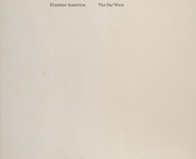 Frontier America : the Far West /