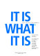 It is what it is : recent acquisitions of new Canadian art /