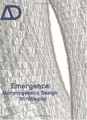 Emergence : morphogenetic design strategies /