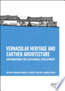 Vernacular heritage and earthen architecture : contributions for sustainable development /