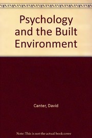 Psychology and the built environment /