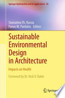 Sustainable environmental design in architecture impacts on health /