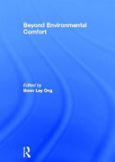 Beyond environmental comfort /