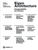 Eigen architecture : computability as literacy /