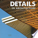 Details in architecture : creative detailing by leading architects /
