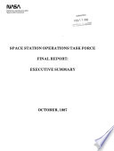 Space Station Operations Task Force [report] /