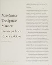 The Spanish manner : drawings from Ribera to Goya /