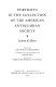 Portraits in the collection of the American Antiquarian Society /