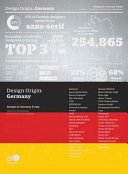 Design origin : Germany : graphics/illustration/art direction/photography /
