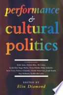 Performance and cultural politics /