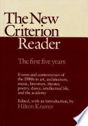 The New criterion reader : the first five years /