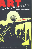 Art and journals on the political front, 1910-1940 /