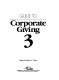 Guide to corporate giving 3 /