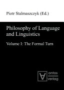 Philosophy of language and linguistics /