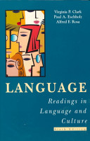 Language : readings in language and culture /