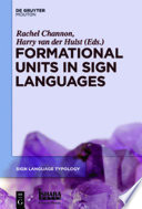 Formational units in sign languages /