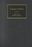 Language and gesture /