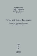 Verbal and signed languages : comparing structures, constructs and methodologies /