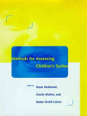 Methods for assessing children's syntax /