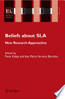 Beliefs about SLA : new research approaches /