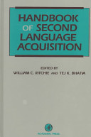 Handbook of second language acquisition /
