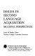 Issues in second language acquisition : multiple perspectives /