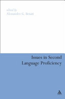 Issues in second language proficiency /