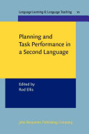 Planning and task performance in a second language /